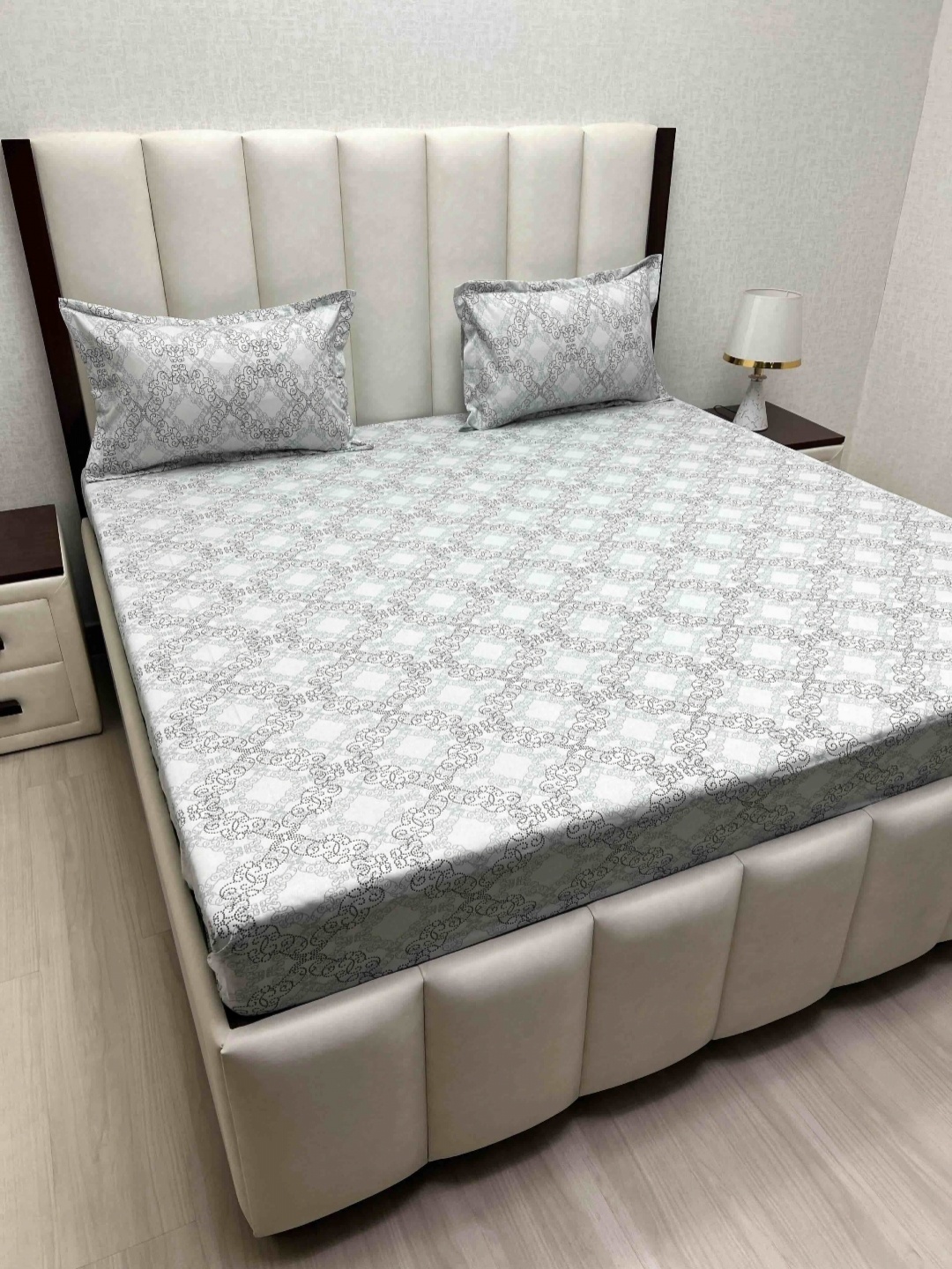 Pure Decor Velar Fur Sib Blue Printed Pure Cotton 300 TC King Bedsheet Set 2.74 x 2.74 m
Pure Decor Velar Fur Sib Blue Printed Pure Cotton 300 TC King Bedsheet Set 2.74 x 2.74 m
