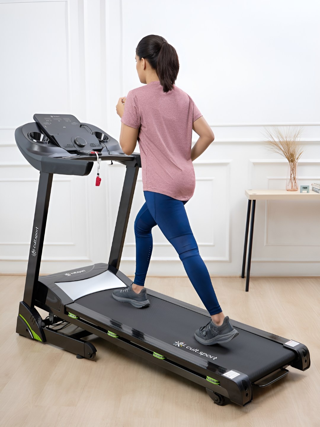 Cult Smartrunc2 4HP Peak Motorized Treadmill Max Weight 120kg & 15 Level Auto Incline, Black
Cult Smartrunc2 4HP Peak Motorized Treadmill Max Weight 120kg & 15 Level Auto Incline, Black