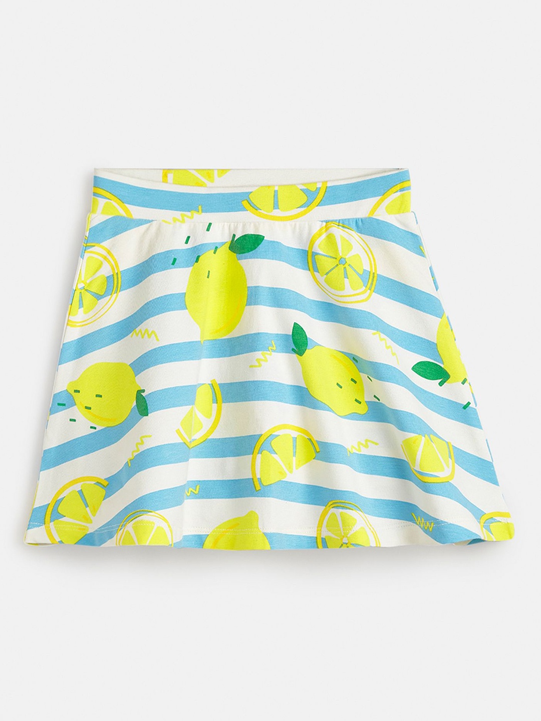 You Got Plan B Girls Printed Pure Cotton Above Knee Skater Skirt With Inner Shorts, White
You Got Plan B Girls Printed Pure Cotton Above Knee Skater Skirt With Inner Shorts, White