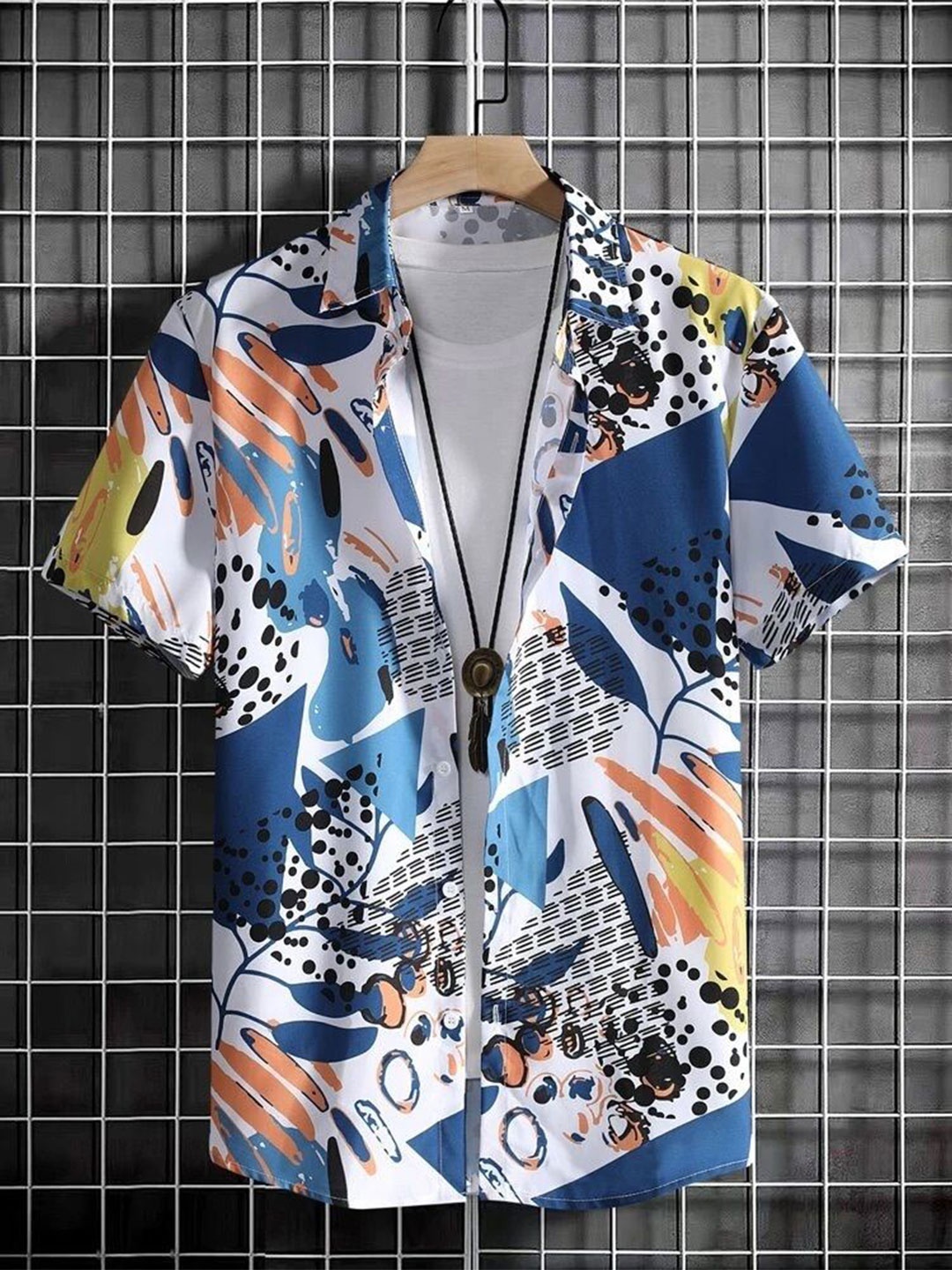 Metronaut Men Standard Regular Fit Spread Collar Graphic Printed Elastane Casual Shirt, Blue
Metronaut Men Standard Regular Fit Spread Collar Graphic Printed Elastane Casual Shirt, Blue