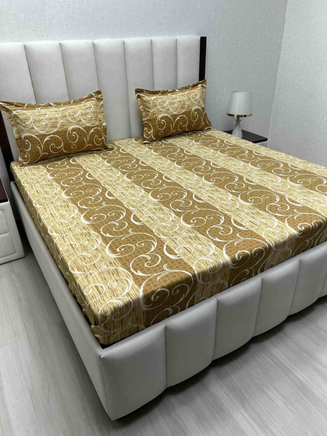 Pure Decor Velar Fur Sib Brown Printed Cotton 230 TC King Bedsheet Set 2.74m X 2.74m
Pure Decor Velar Fur Sib Brown Printed Cotton 230 TC King Bedsheet Set 2.74m X 2.74m