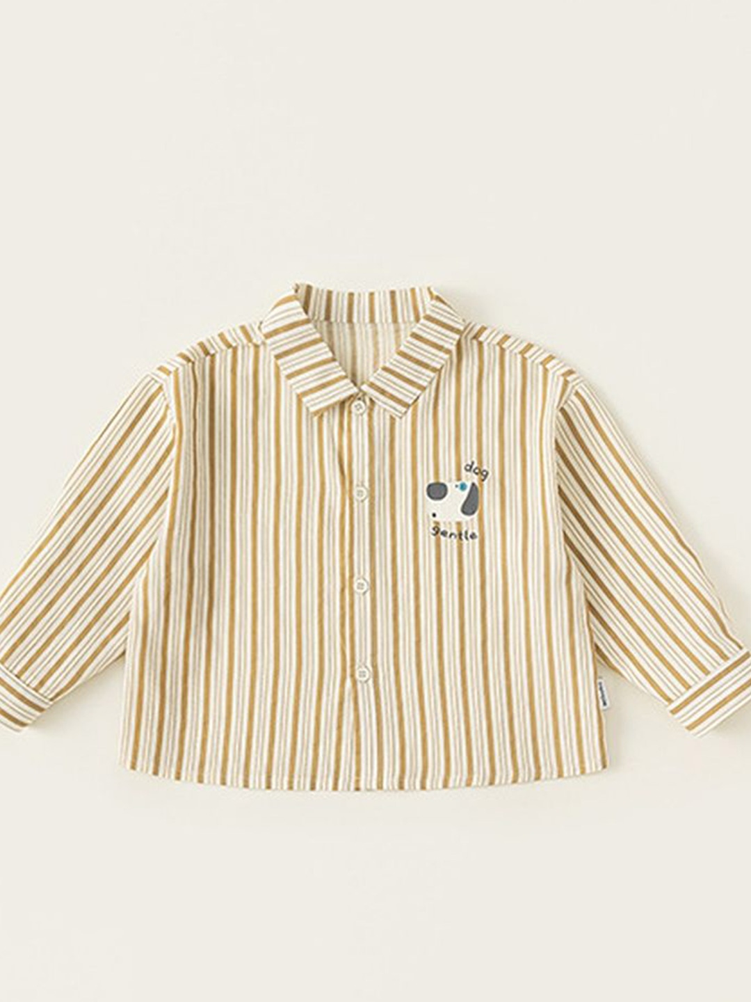 LULU & SKY Girls Relaxed Fit Spread Collar Vertical Striped Cotton Casual Shirt, Khaki
LULU & SKY Girls Relaxed Fit Spread Collar Vertical Striped Cotton Casual Shirt, Khaki