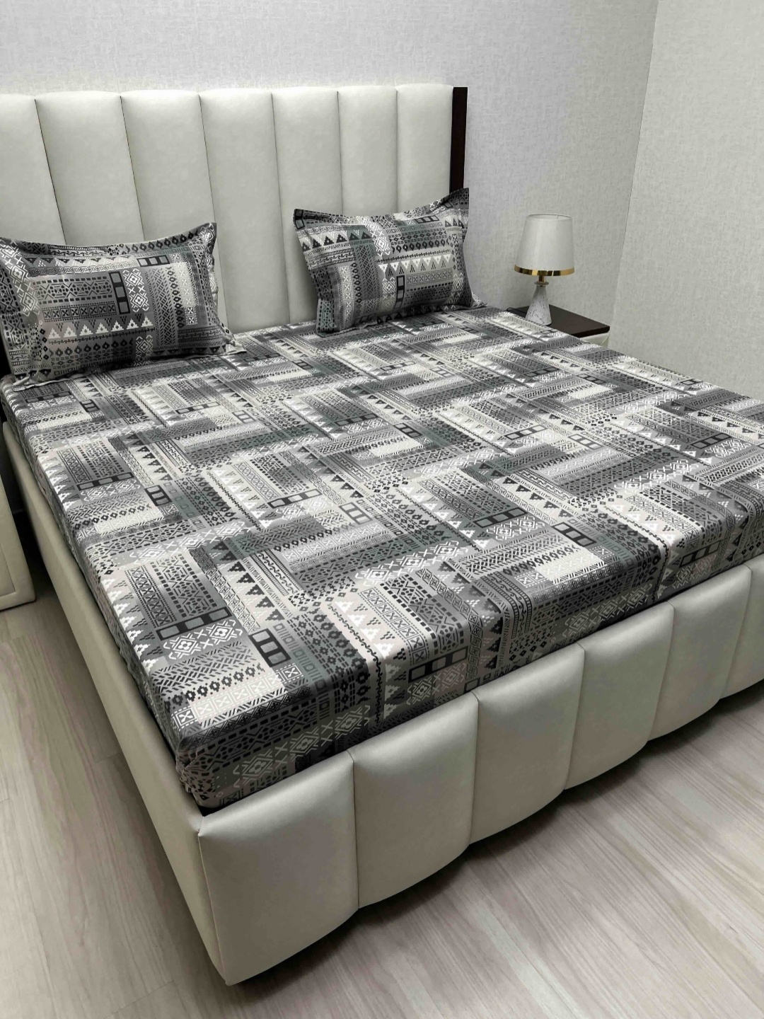Pure Decor Velar Fur Sib Grey Printed 230 TC Pure Cotton King Bedsheet Set 2.74m X 2.74m
Pure Decor Velar Fur Sib Grey Printed 230 TC Pure Cotton King Bedsheet Set 2.74m X 2.74m