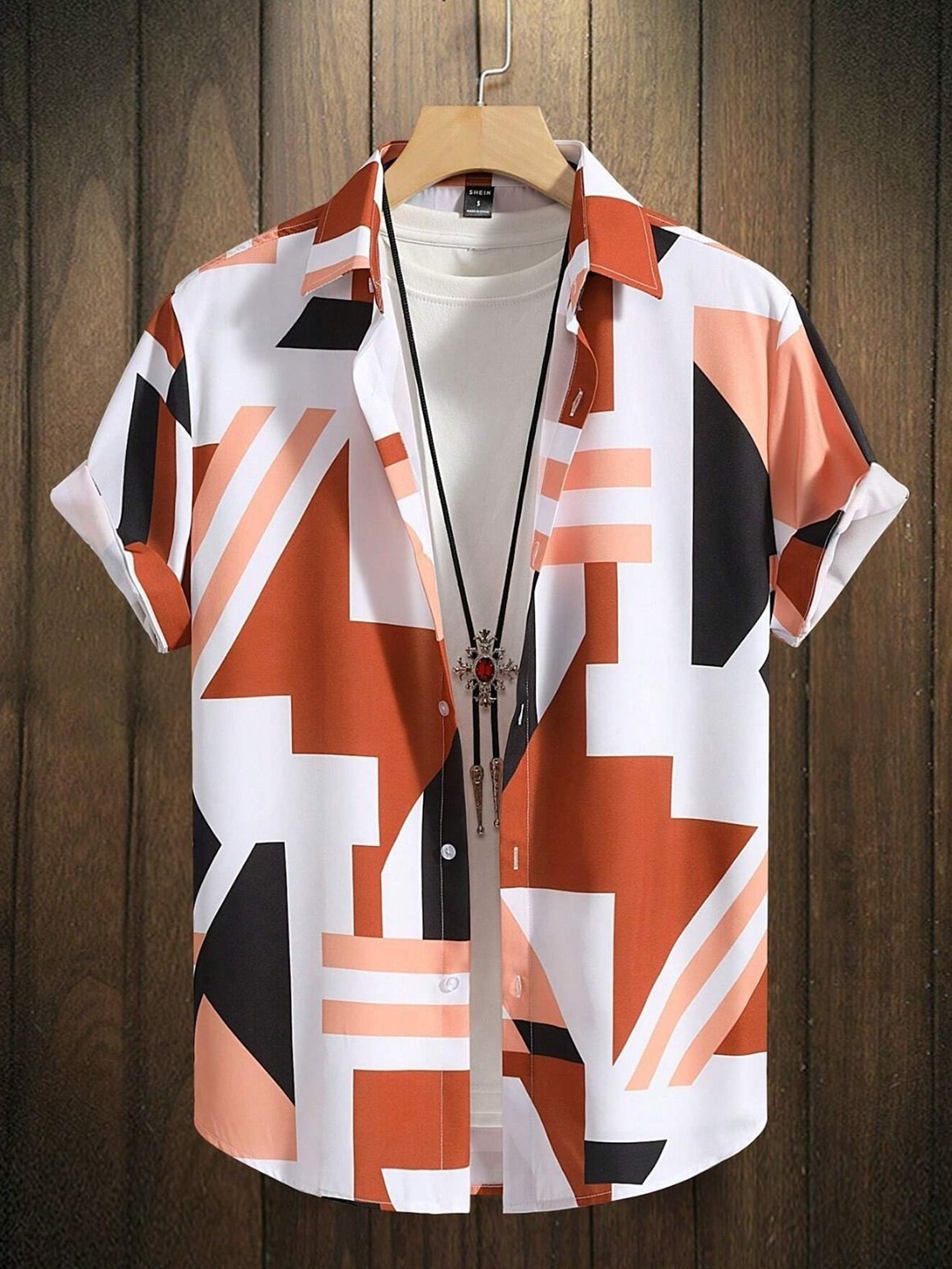 Metronaut Men Standard Fit Spread Collar Abstract Printed Elastane Casual Shirt, Brown
Metronaut Men Standard Fit Spread Collar Abstract Printed Elastane Casual Shirt, Brown