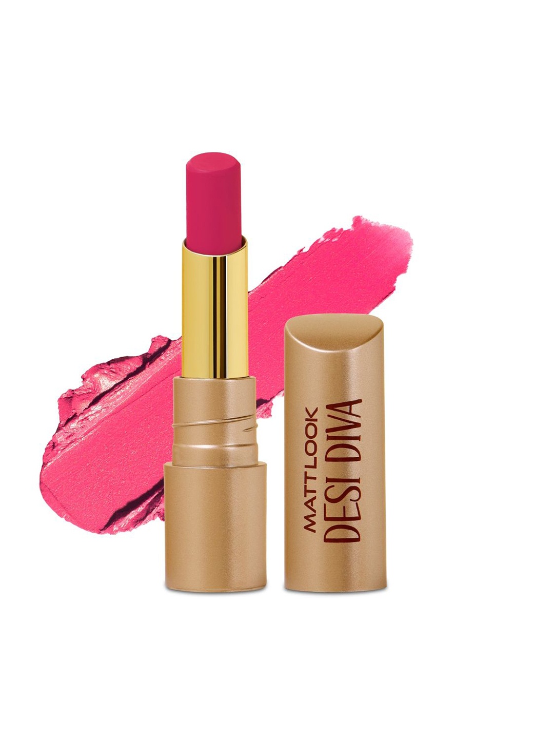 MATTLOOK Desi Diva HD Matte Lipstick Enriched With Hyaluronic Acid- 3.8 g -Bold Magenta-08
MATTLOOK Desi Diva HD Matte Lipstick Enriched With Hyaluronic Acid- 3.8 g -Bold Magenta-08