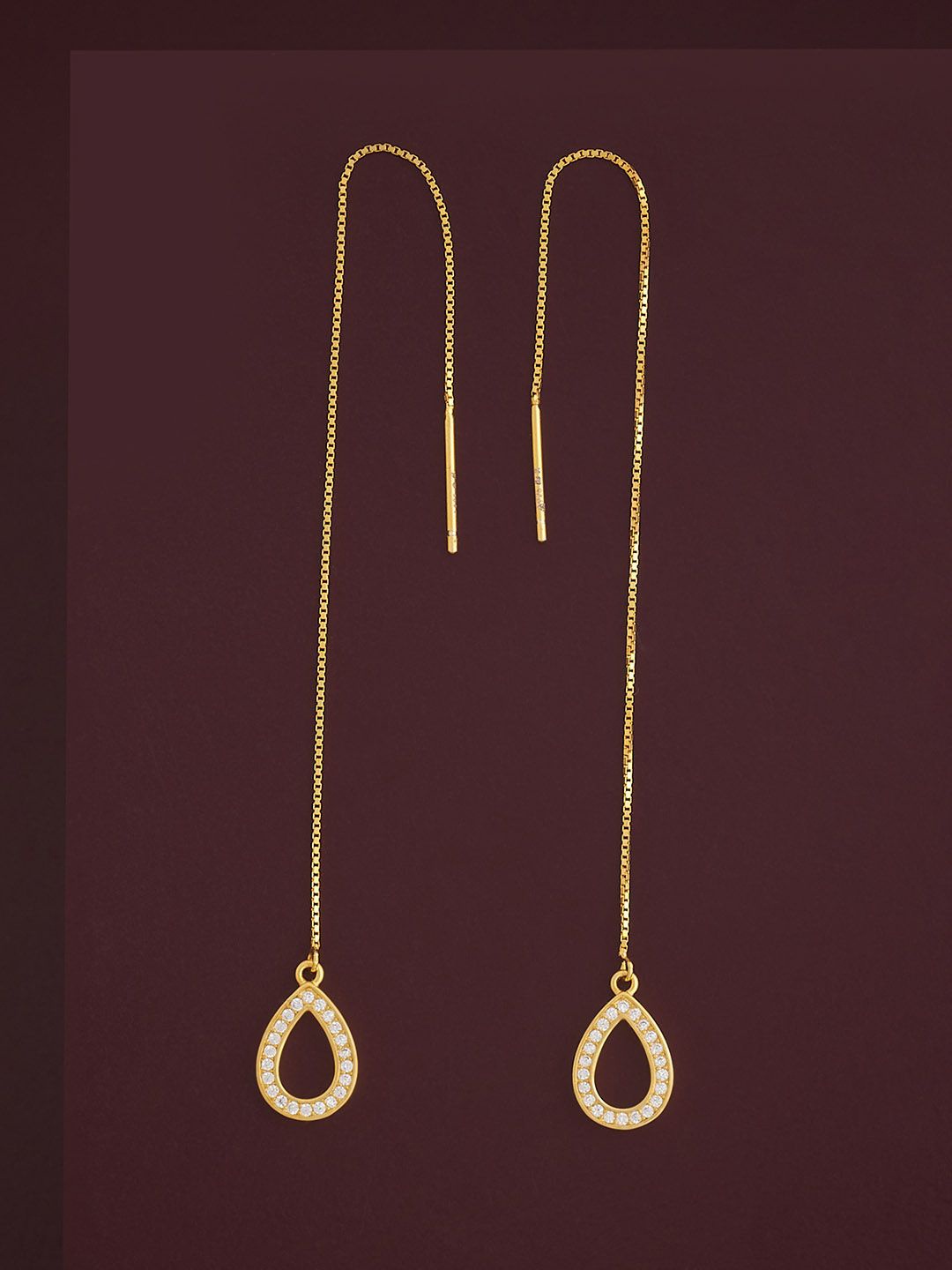 Kushal's Fashion Jewellery 92.5 Silver Gold-Plated Zircon Classic Drop Earrings, White
Kushal's Fashion Jewellery 92.5 Silver Gold-Plated Zircon Classic Drop Earrings, White