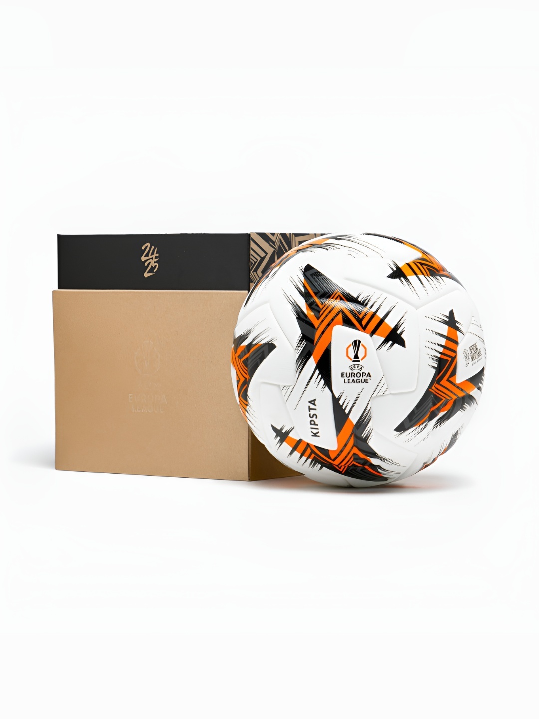 Kipsta By Decathlon Kipsta By Decathlon UEFA Europa League Official Match Ball 24-25 With Box, White
Kipsta By Decathlon Kipsta By Decathlon UEFA Europa League Official Match Ball 24-25 With Box, White
