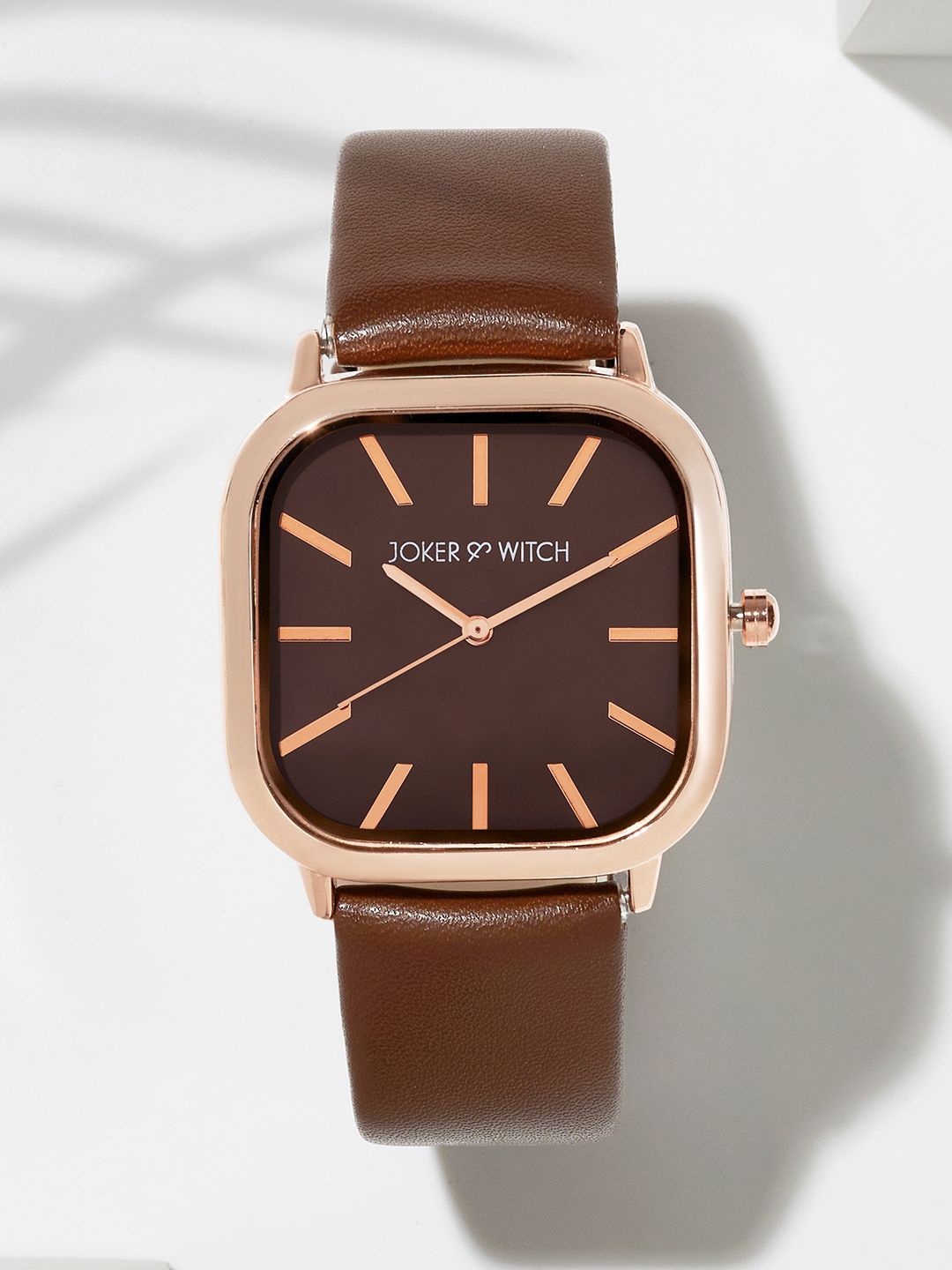 JOKER & WITCH Women Patterned Dial & Leather Bracelet Style Straps Analogue Watch AMWW926, Brown
JOKER & WITCH Women Patterned Dial & Leather Bracelet Style Straps Analogue Watch AMWW926, Brown