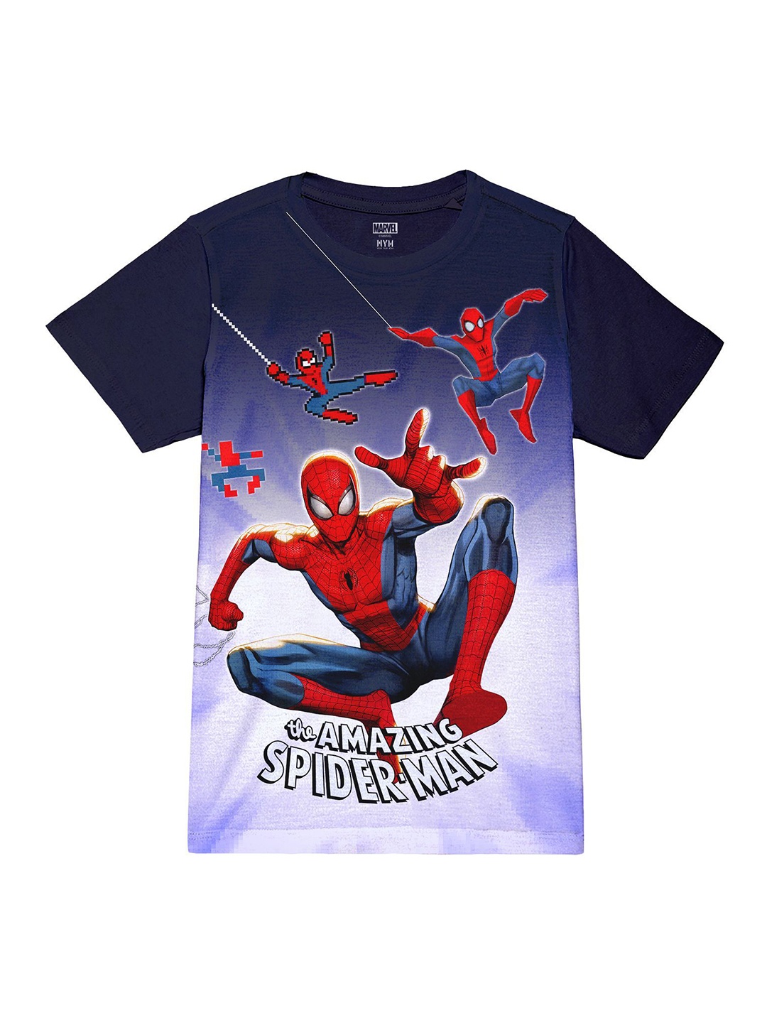 Wear Your Mind Boys Spider-Man Graphic Printed Round Neck Regular Fit Cotton T-shirt, Blue
Wear Your Mind Boys Spider-Man Graphic Printed Round Neck Regular Fit Cotton T-shirt, Blue