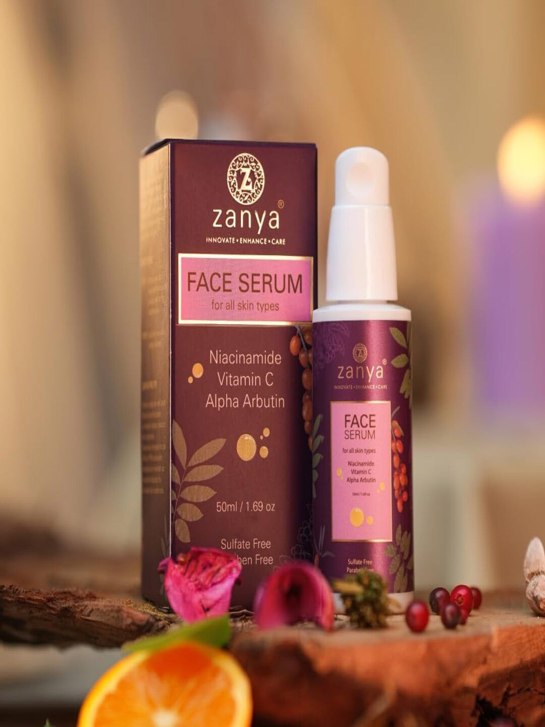Zanya Vitamin C Face Serum For Uneven Skin Tone With Niacinamide & Alpha Arbutin - 50 ml, White
Zanya Vitamin C Face Serum For Uneven Skin Tone With Niacinamide & Alpha Arbutin - 50 ml, White