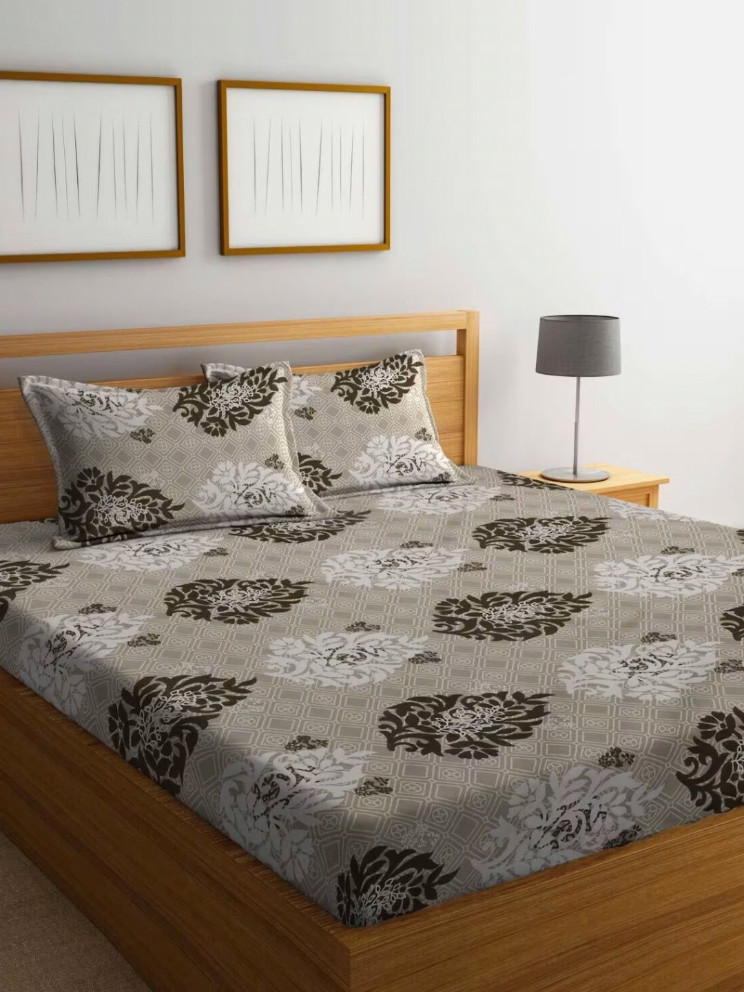 THE little BIG STORE Beige & White Printed 200 TC Queen Bedsheet Set-2.28 m x 1.77 m
THE little BIG STORE Beige & White Printed 200 TC Queen Bedsheet Set-2.28 m x 1.77 m