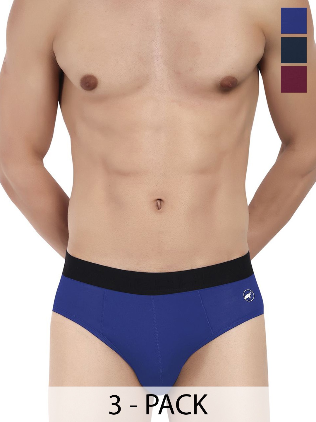 LOGGERHEAD Pack Of 3 Mid Rise Briefs - LHMB002-E.Blue-Maroon-Navy-E.Blue-Maroon-Navy, Navy blue
LOGGERHEAD Pack Of 3 Mid Rise Briefs - LHMB002-E.Blue-Maroon-Navy-E.Blue-Maroon-Navy, Navy blue