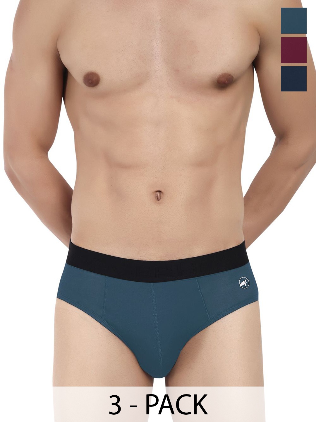 LOGGERHEAD Pack Of 3 Mid Rise Briefs - LHMB002-Navy-Maroon-R.Blue-Navy-Maroon-R.Blue, Navy blue
LOGGERHEAD Pack Of 3 Mid Rise Briefs - LHMB002-Navy-Maroon-R.Blue-Navy-Maroon-R.Blue, Navy blue