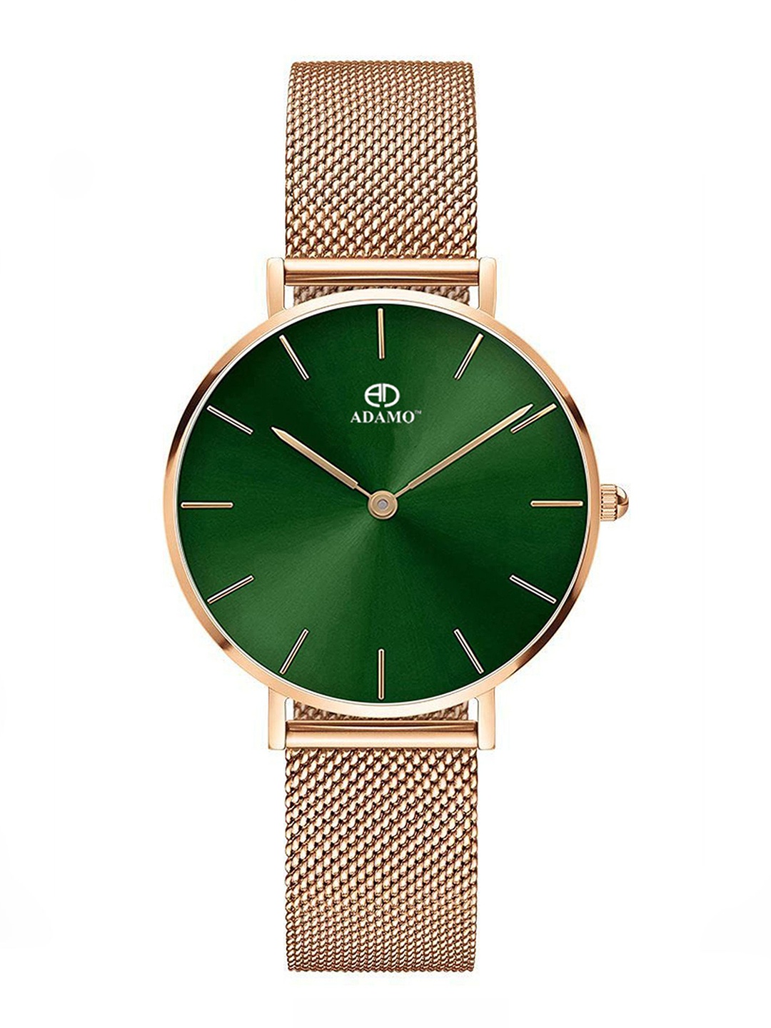 ADAMO Women Round Dial & Stainless Steel Bracelet Style Straps Analogue Watch 336KKM16, Rose gold
ADAMO Women Round Dial & Stainless Steel Bracelet Style Straps Analogue Watch 336KKM16, Rose gold