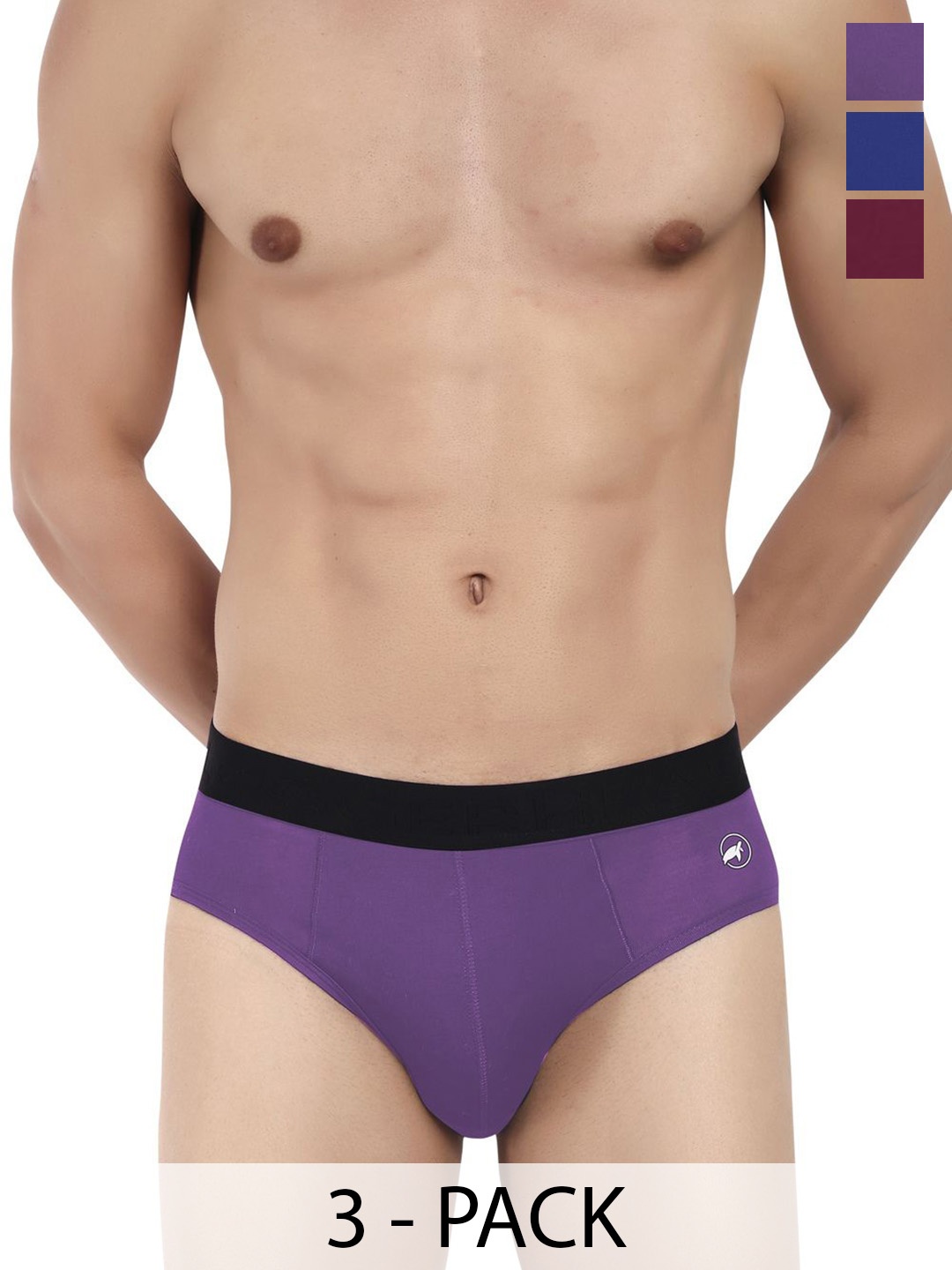 LOGGERHEAD Pack Of 3 Mid Rise Briefs - LHMB002-E.Blue-Maroon-Purple-E.Blue-Maroon-Purple
LOGGERHEAD Pack Of 3 Mid Rise Briefs - LHMB002-E.Blue-Maroon-Purple-E.Blue-Maroon-Purple