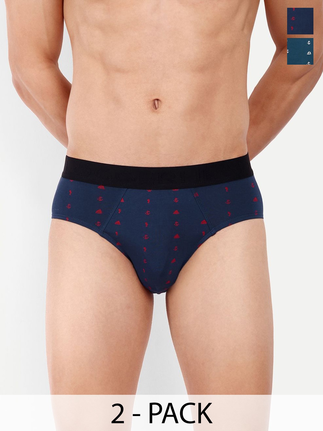 LOGGERHEAD Pack of 2 Printed Cotton Hipster Briefs LHPB008-NAVYBLUE-ROYALBLUE, Navy blue
LOGGERHEAD Pack of 2 Printed Cotton Hipster Briefs LHPB008-NAVYBLUE-ROYALBLUE, Navy blue