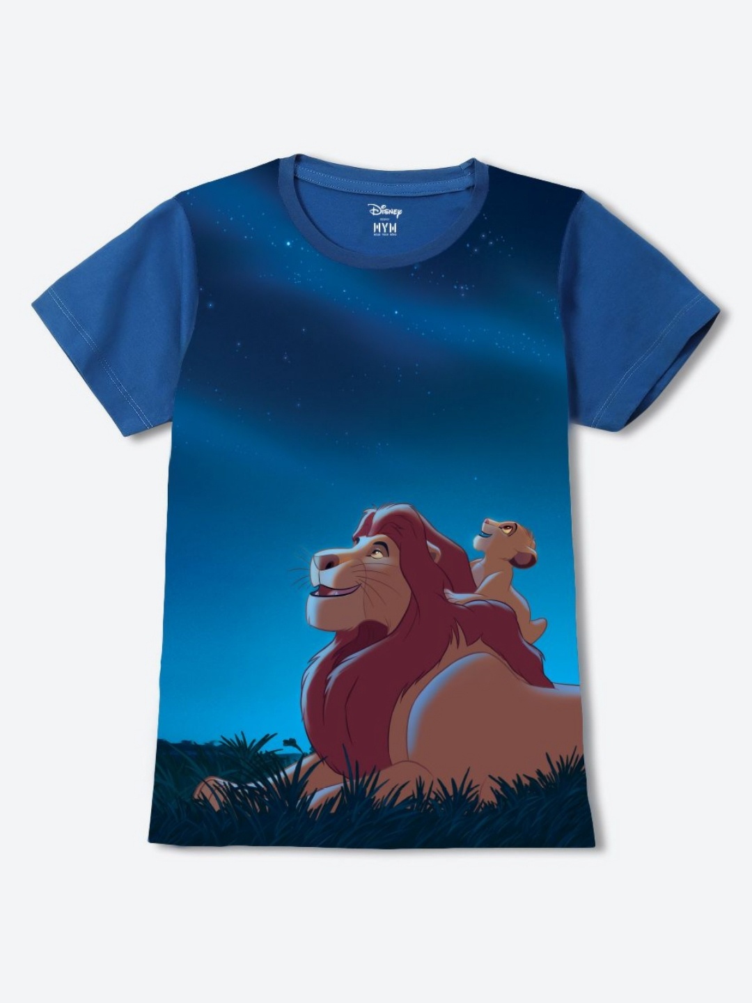 Wear Your Mind Boys Lion King Graphic Printed Round Neck Regular Fit Cotton T-shirt, Blue
Wear Your Mind Boys Lion King Graphic Printed Round Neck Regular Fit Cotton T-shirt, Blue