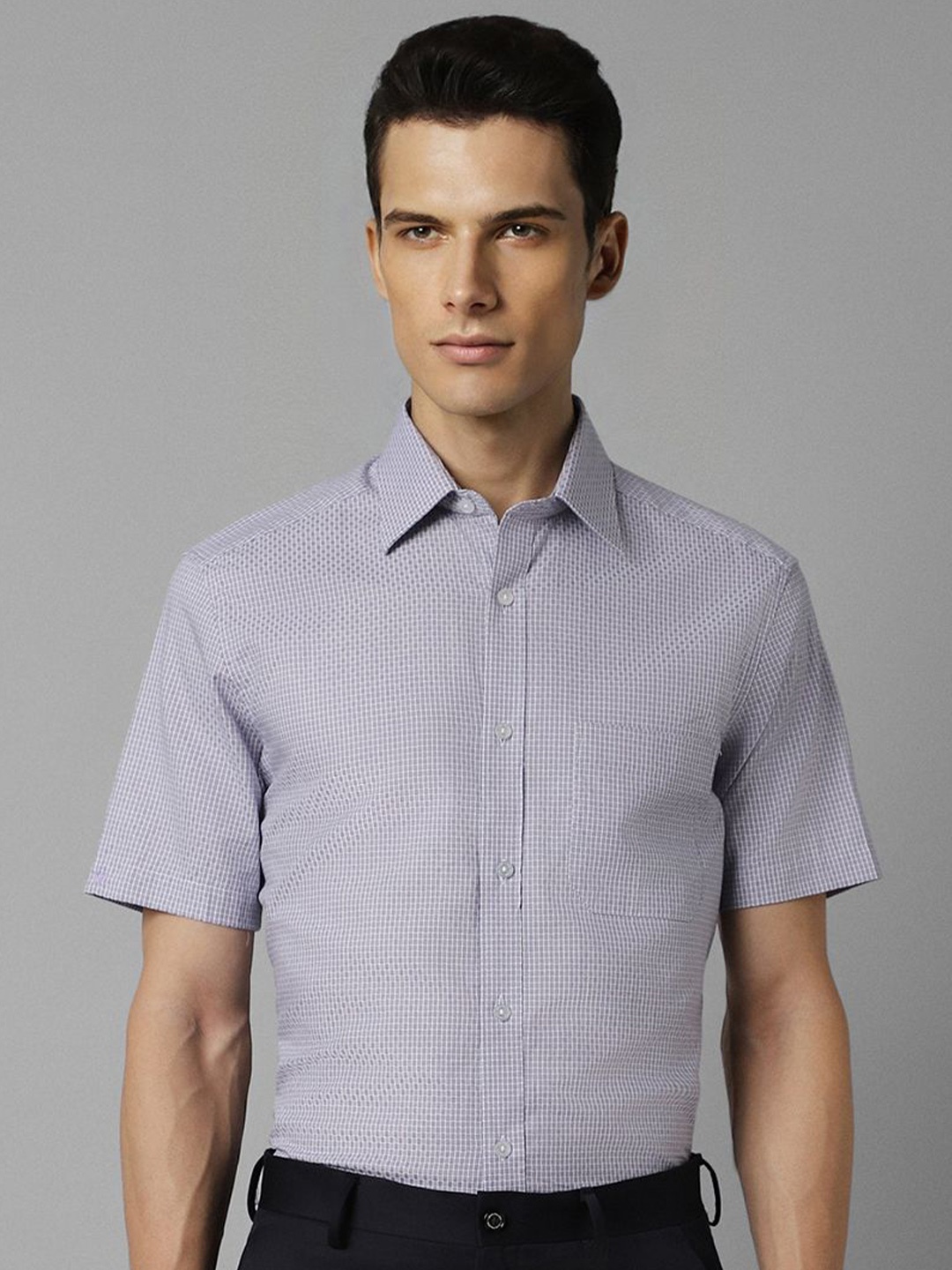 Louis Philippe Men Slim Fit Spread Collar Geometric Printed Cotton Formal Shirt, Blue
Louis Philippe Men Slim Fit Spread Collar Geometric Printed Cotton Formal Shirt, Blue
