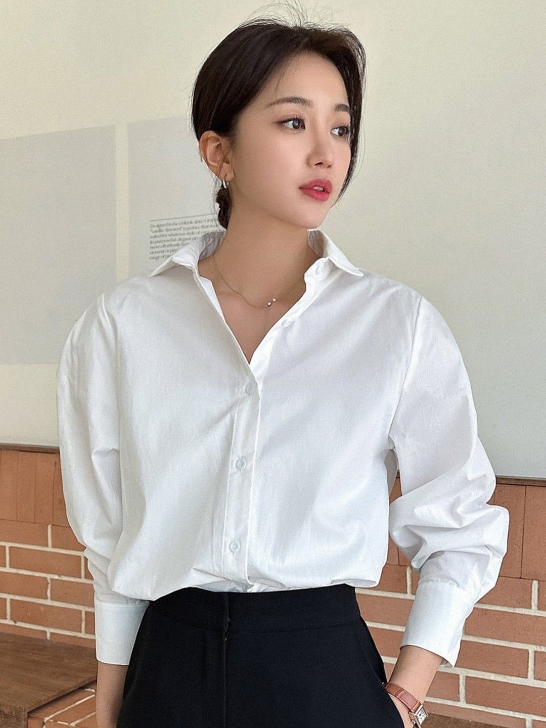 WHY SO FAB Women Comfort Relaxed Fit Spread Collar Solid Cotton Casual Shirt, White
WHY SO FAB Women Comfort Relaxed Fit Spread Collar Solid Cotton Casual Shirt, White