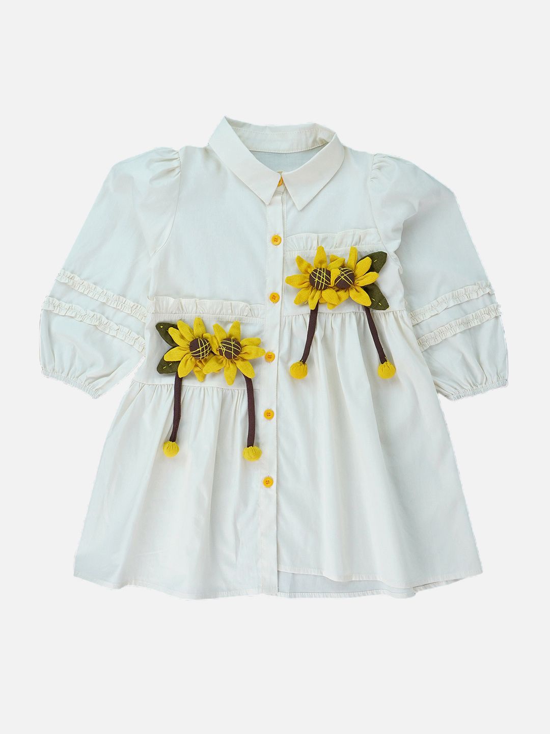 Little Surprise Box LLP Cream Sunflower Style Smart Casual & Partywear for Girls Dresses
Little Surprise Box LLP Cream Sunflower Style Smart Casual & Partywear for Girls Dresses
