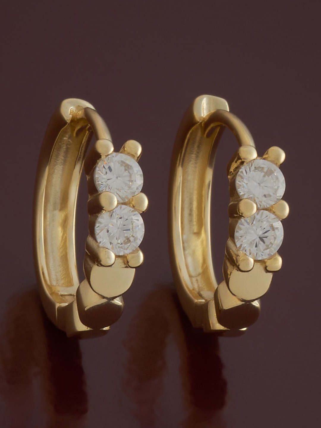 Kushal's Fashion Jewellery 92.5 Sterling Silver Gold Plated Zircon Spherical Hoop Earrings
Kushal's Fashion Jewellery 92.5 Sterling Silver Gold Plated Zircon Spherical Hoop Earrings