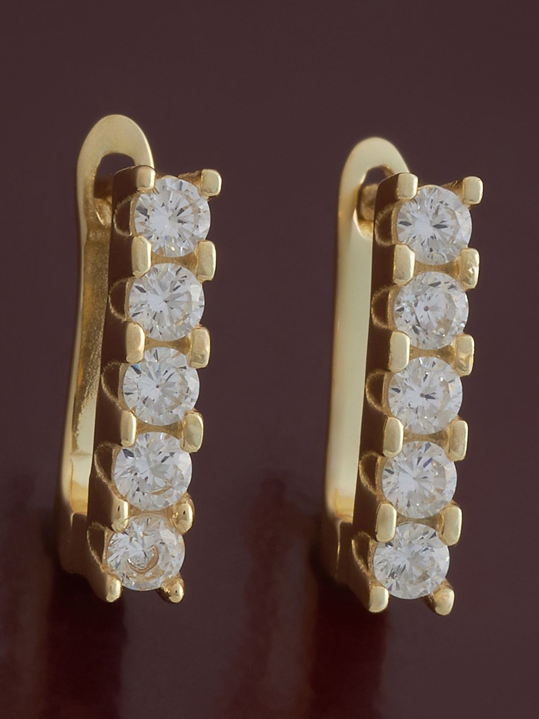 Kushal's Fashion Jewellery 92.5 Sterling Silver Gold-Plated Zircon Spherical Hoop Earrings
Kushal's Fashion Jewellery 92.5 Sterling Silver Gold-Plated Zircon Spherical Hoop Earrings