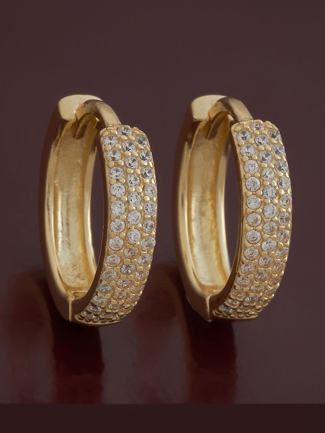 Kushal's Fashion Jewellery 92.5 Sterling Silver Gold Plated Zircon Spherical Hoop Earrings
Kushal's Fashion Jewellery 92.5 Sterling Silver Gold Plated Zircon Spherical Hoop Earrings