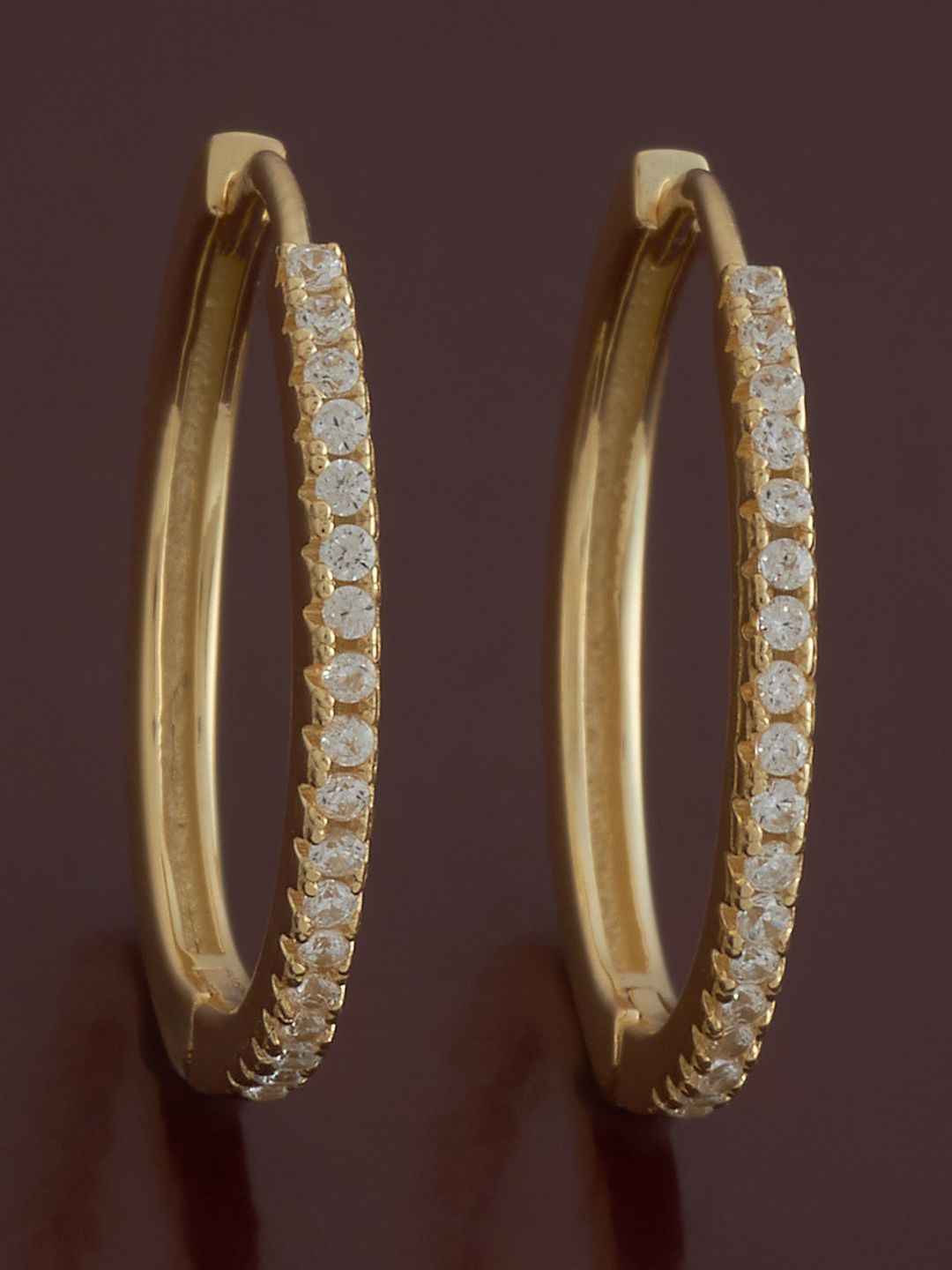 Kushal's Fashion Jewellery 92.5 Sterling Silver Gold Plated Zircon Spherical Hoop Earrings
Kushal's Fashion Jewellery 92.5 Sterling Silver Gold Plated Zircon Spherical Hoop Earrings