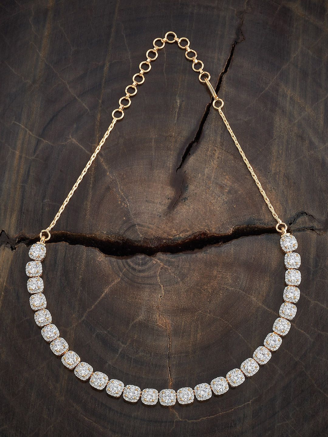 Kushal's Fashion Jewellery Gold-Plated Zircon Stone Studded Statement Necklace
Kushal's Fashion Jewellery Gold-Plated Zircon Stone Studded Statement Necklace