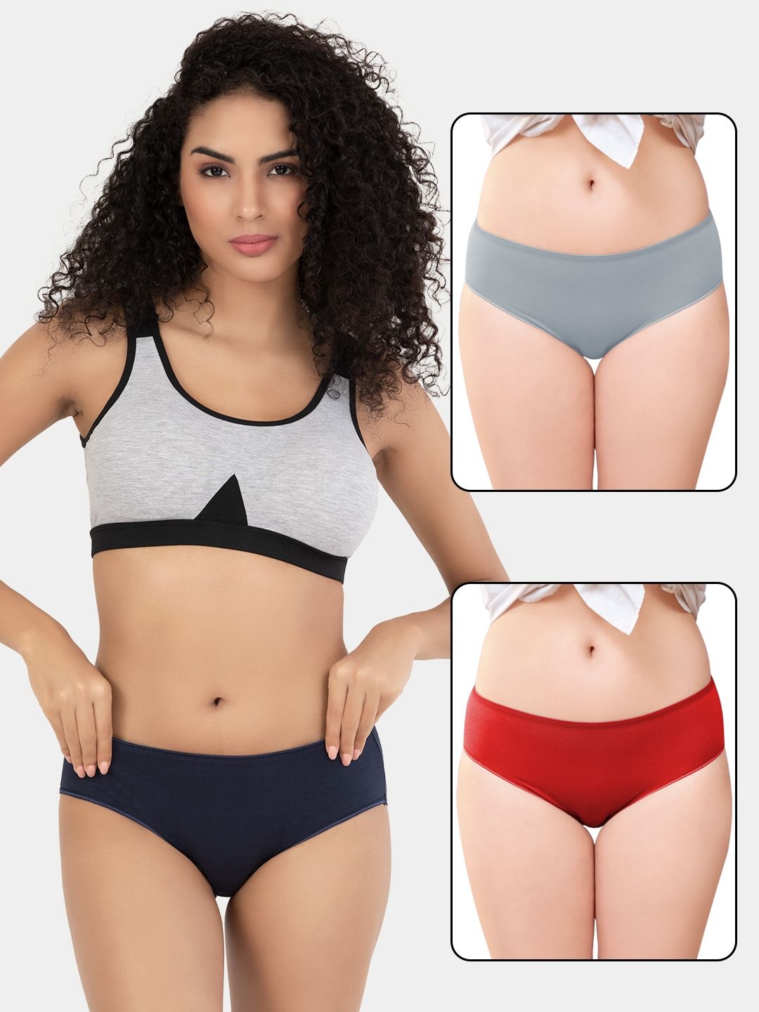 Trylo Dior Women Full Coverage Cotton Stretch Fabric,Hipster Mid Waist Outer Elastic Panties, Assorted
Trylo Dior Women Full Coverage Cotton Stretch Fabric,Hipster Mid Waist Outer Elastic Panties, Assorted