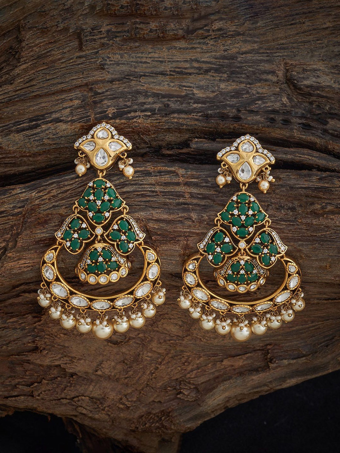 Kushal's Fashion Jewellery Victorian-Plated Kundan Studded & Beaded Drop Earrings, Gold
Kushal's Fashion Jewellery Victorian-Plated Kundan Studded & Beaded Drop Earrings, Gold