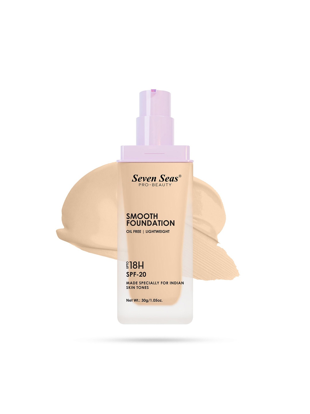 Seven Seas Smooth Oil Free & Lightweight Foundation- SPF-20 - 30 g - Natural 03, Beige
Seven Seas Smooth Oil Free & Lightweight Foundation- SPF-20 - 30 g - Natural 03, Beige