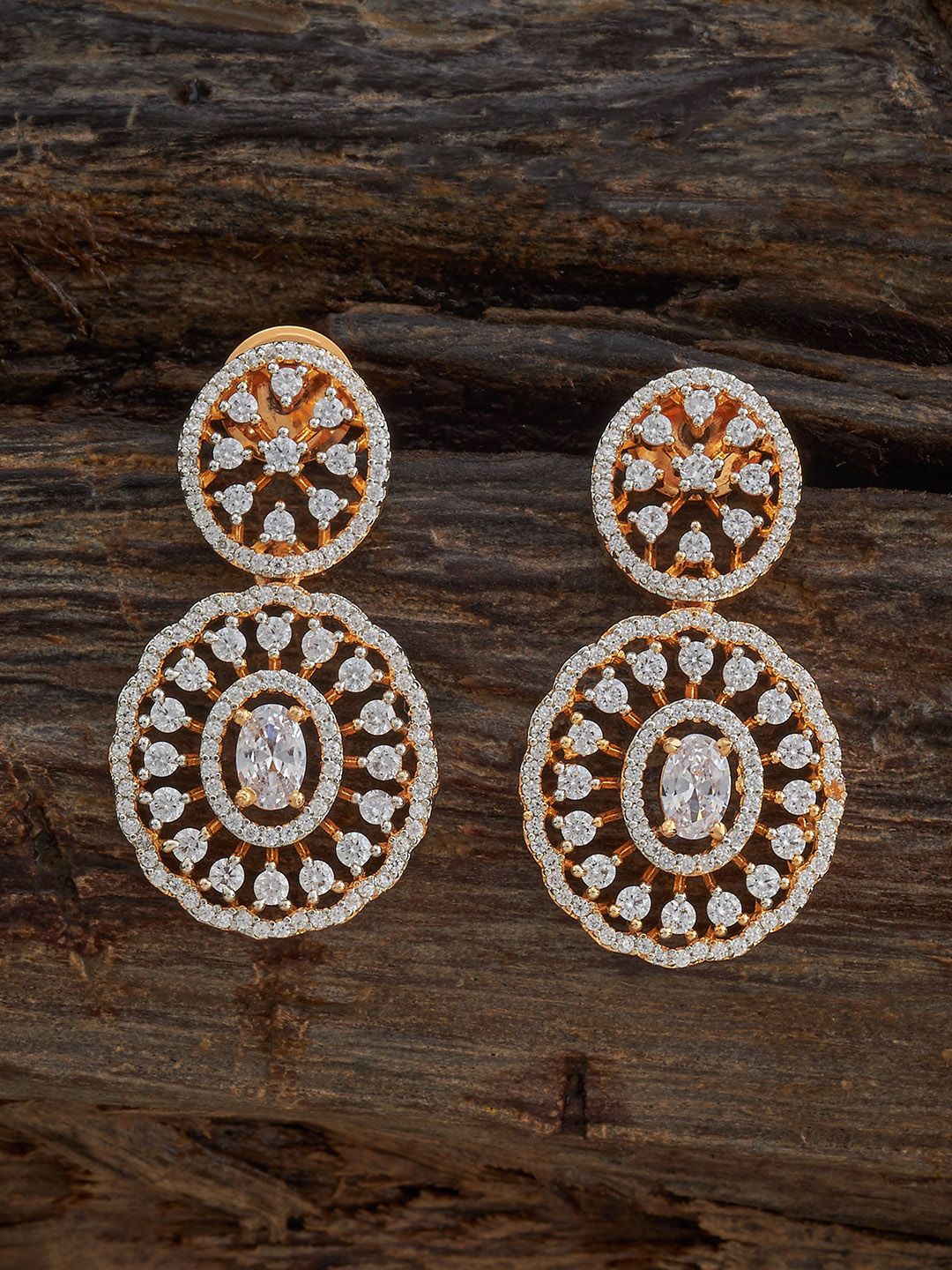 Kushal's Fashion Jewellery Gold-Plated Contemporary Zircon Drop Earrings, White
Kushal's Fashion Jewellery Gold-Plated Contemporary Zircon Drop Earrings, White