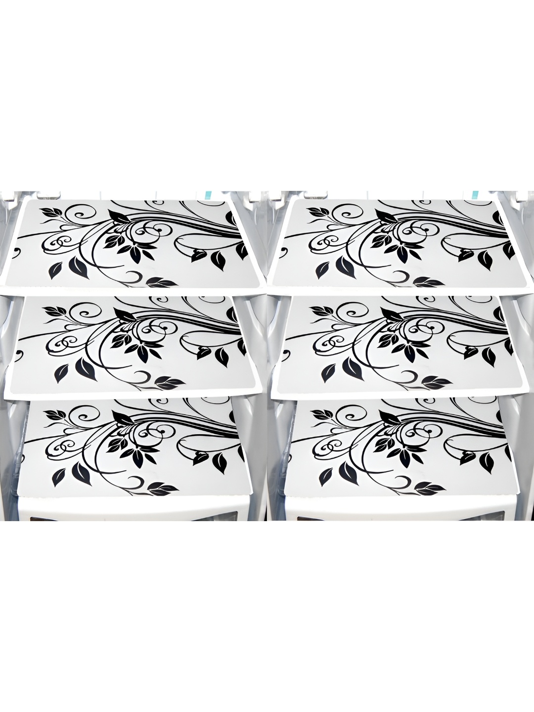 Dakshya Industries White & Black 6 Pieces Floral Printed Refrigerator Appliance Covers
Dakshya Industries White & Black 6 Pieces Floral Printed Refrigerator Appliance Covers