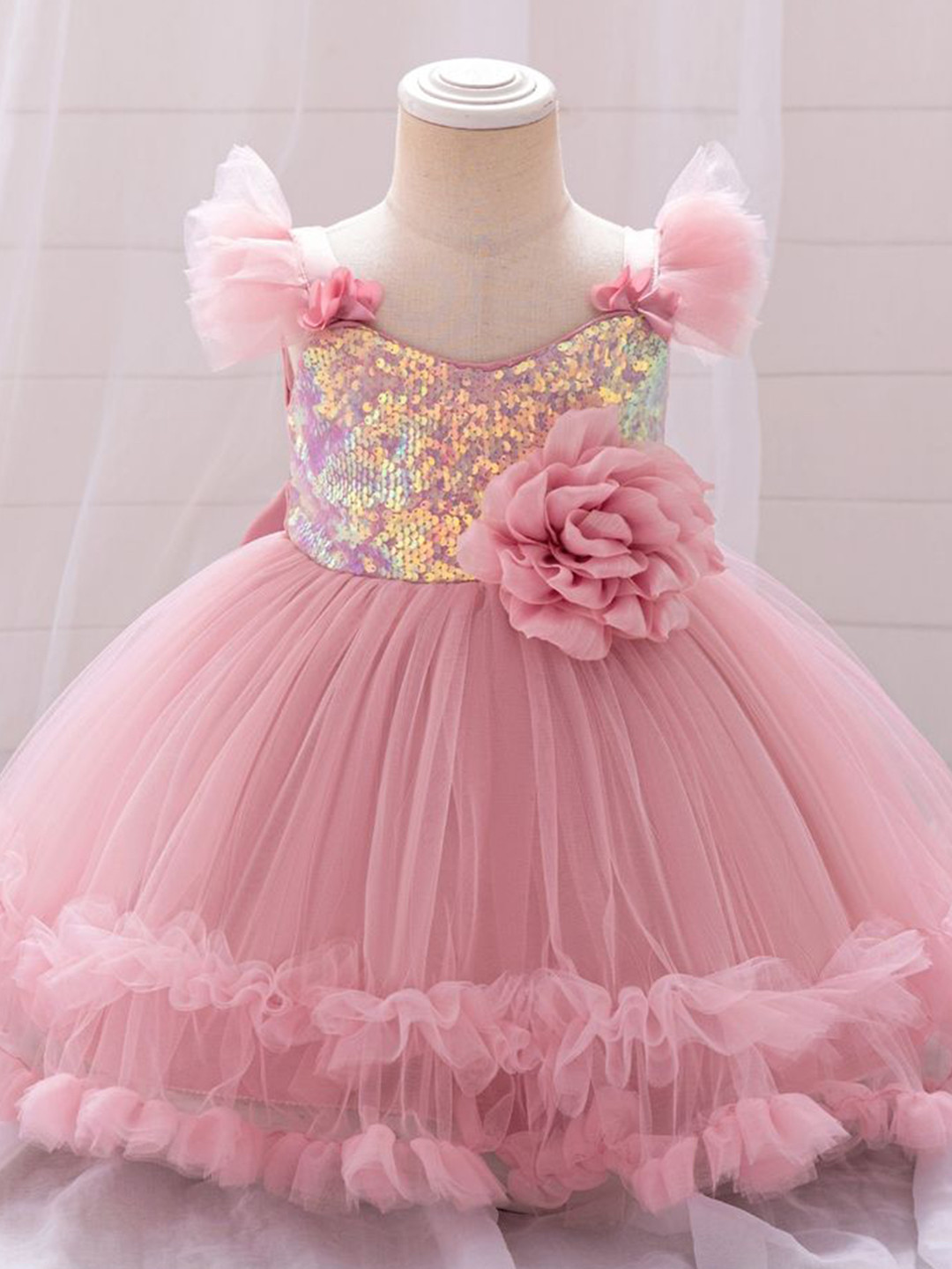 LULU & SKY Girls Embellished Applique Fit & Flare Dress, Pink
LULU & SKY Girls Embellished Applique Fit & Flare Dress, Pink