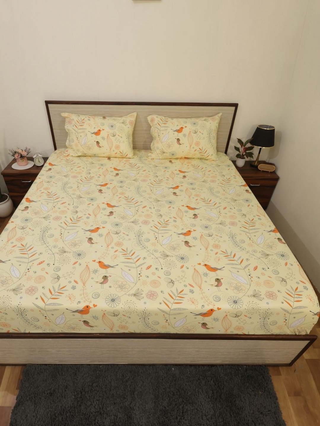 Bhumi Impex Beige & Black Ethnic Motifs Printed 144 TC Single Bedsheet Set 1.524m X 2.286m
Bhumi Impex Beige & Black Ethnic Motifs Printed 144 TC Single Bedsheet Set 1.524m X 2.286m