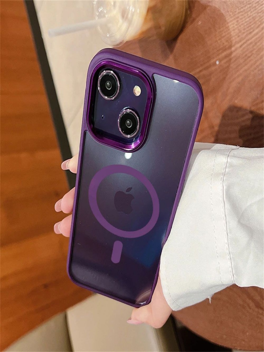 Luxury Kase LK096 Mag-Safe Magnetic Wireless Charging Lens Protector iPhone 15 Back Case, Purple
Luxury Kase LK096 Mag-Safe Magnetic Wireless Charging Lens Protector iPhone 15 Back Case, Purple