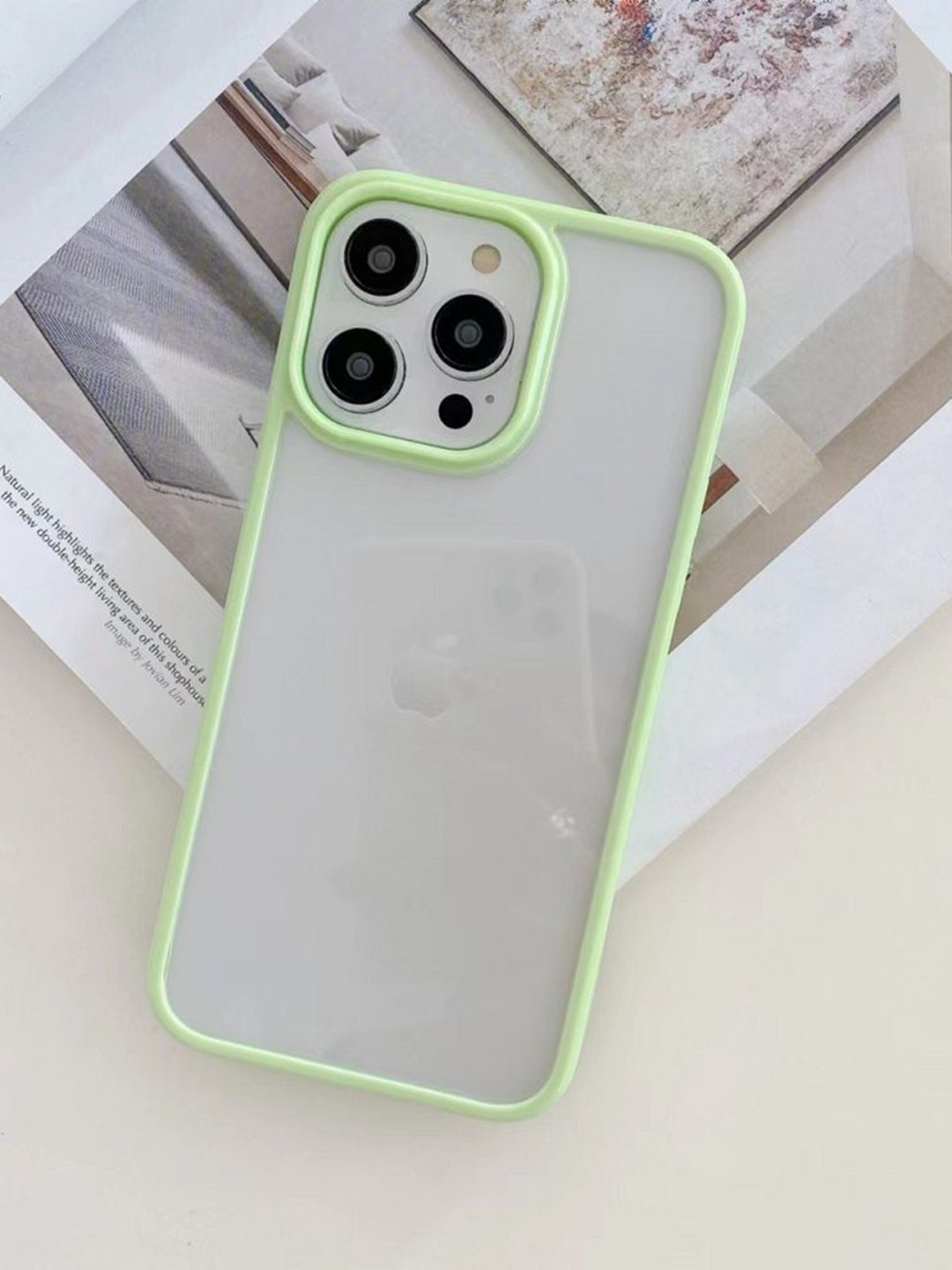 Luxury Kase Solid Printed iPhone 14 Pro Shockproof Silicone Bumper Transparent Back Case, Green
Luxury Kase Solid Printed iPhone 14 Pro Shockproof Silicone Bumper Transparent Back Case, Green