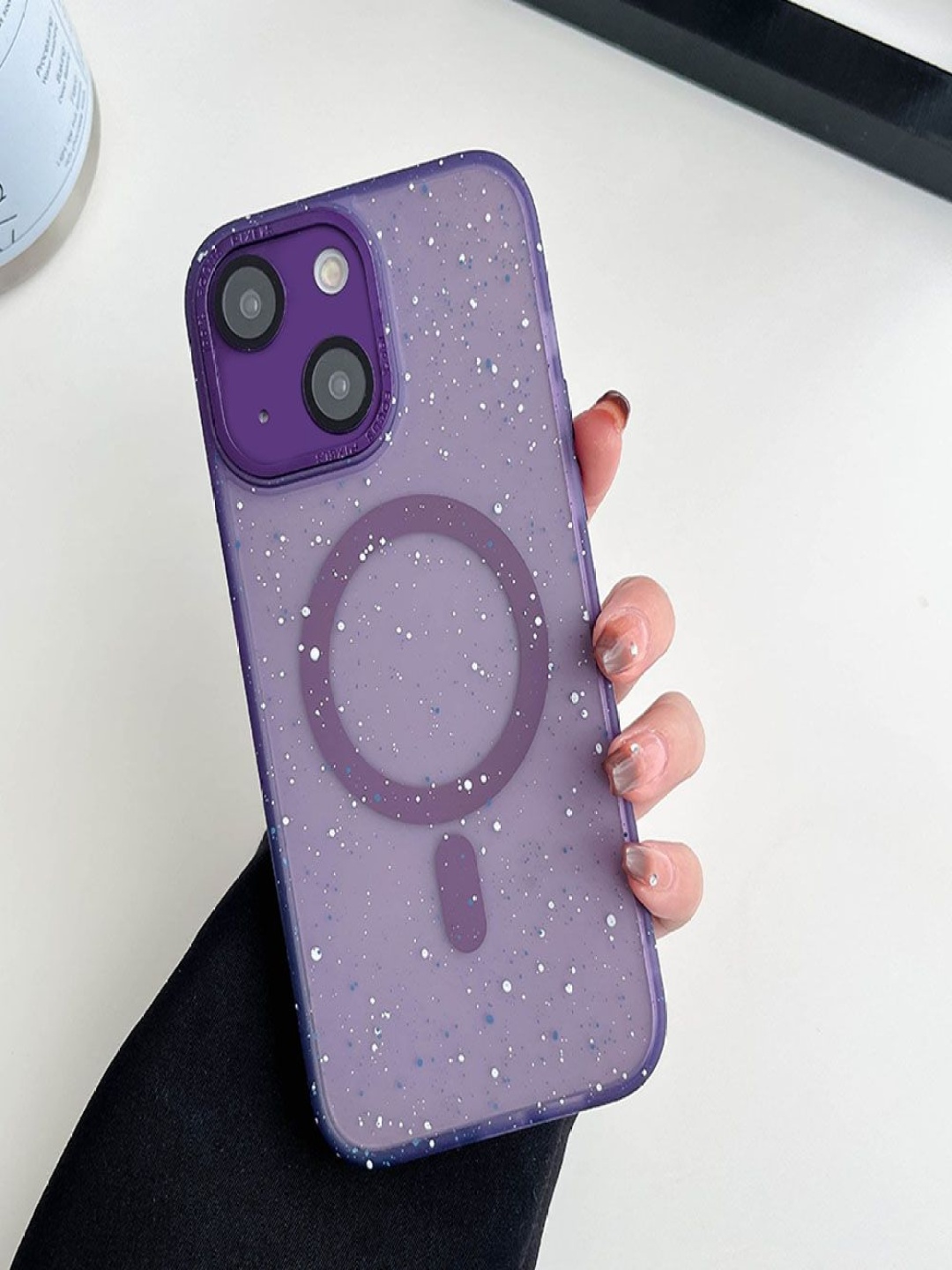 Luxury Kase LK098 Anti-Splash Mag-Safe Magnetic Wireless Charging iPhone 14 Back Case, Purple
Luxury Kase LK098 Anti-Splash Mag-Safe Magnetic Wireless Charging iPhone 14 Back Case, Purple