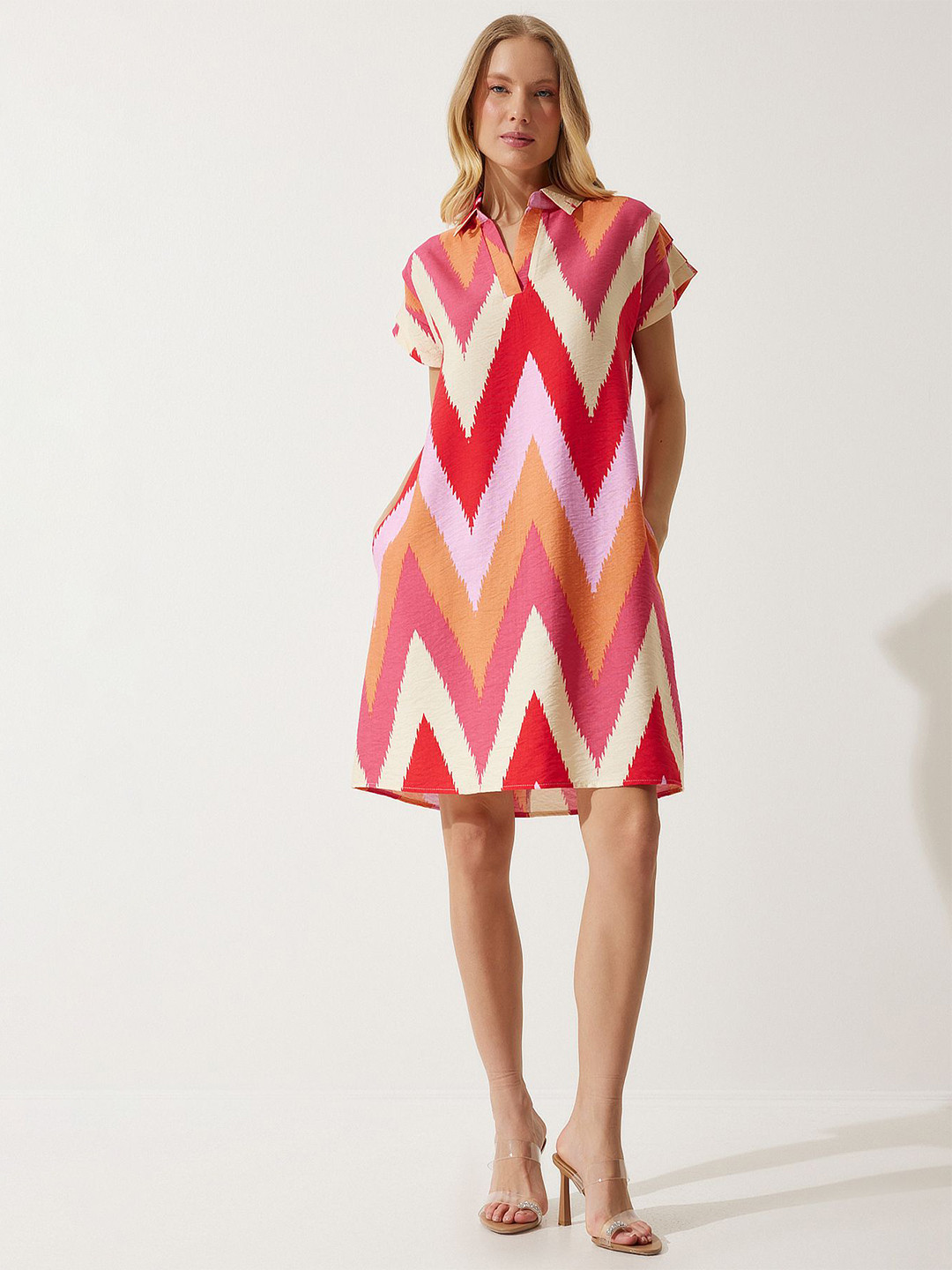 Happiness istanbul Print A-Line Dress, Na 
Happiness istanbul Print A-Line Dress, Na