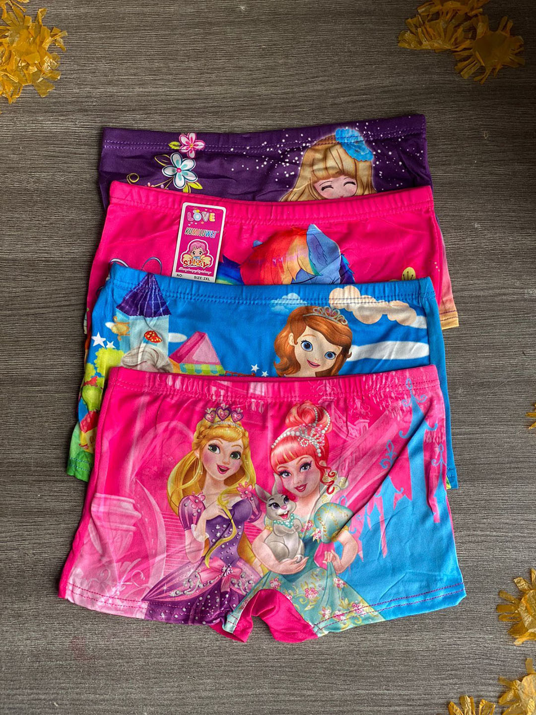 SHREE GANESH FASHION Infant Girls Pack Of 3 Assorted Bloomer Briefs PRINCESS 3M 004A
SHREE GANESH FASHION Infant Girls Pack Of 3 Assorted Bloomer Briefs PRINCESS 3M 004A