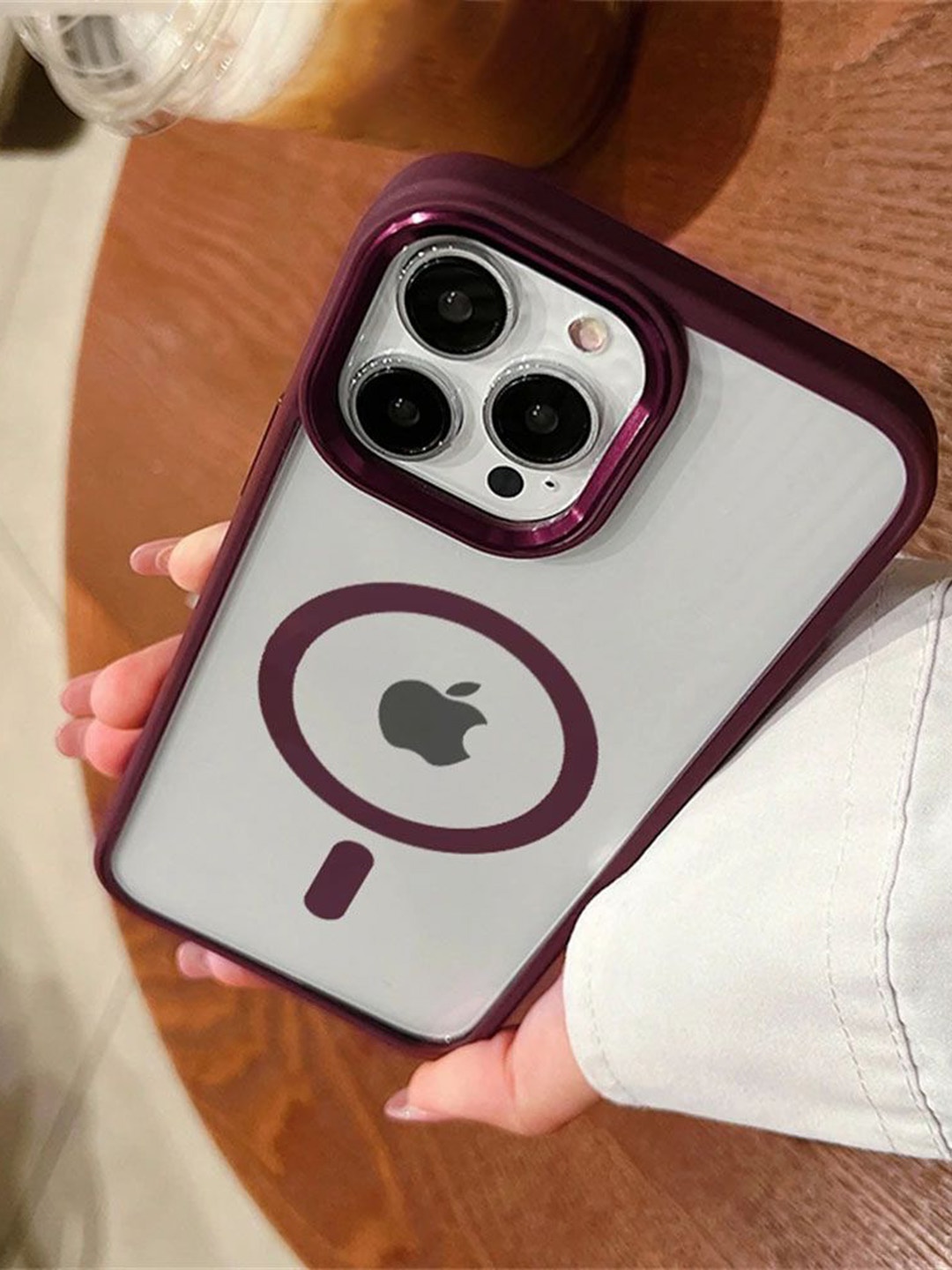 Luxury Kase LK096 Solid iPhone 14 Pro Mag-Safe Magnetic Wireless Charging Lens Back Case, Purple
Luxury Kase LK096 Solid iPhone 14 Pro Mag-Safe Magnetic Wireless Charging Lens Back Case, Purple