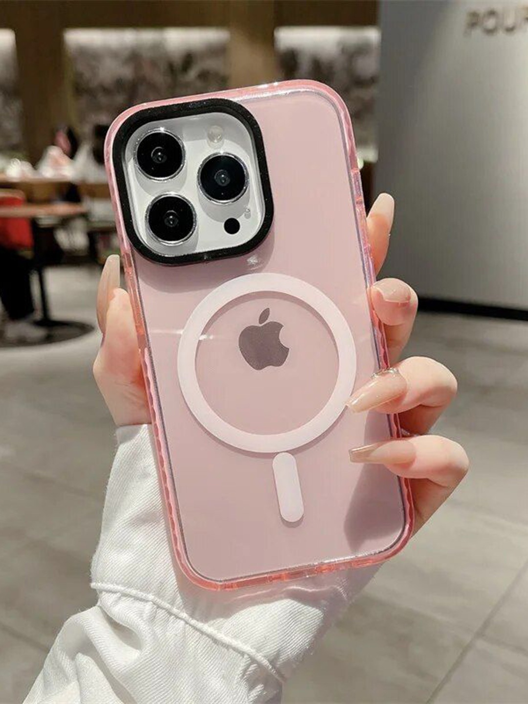 Luxury Kase LK087 Solid iPhone 14 Pro Clear Fluorescent Magnetic Mag-safe Back Case, Rose gold
Luxury Kase LK087 Solid iPhone 14 Pro Clear Fluorescent Magnetic Mag-safe Back Case, Rose gold