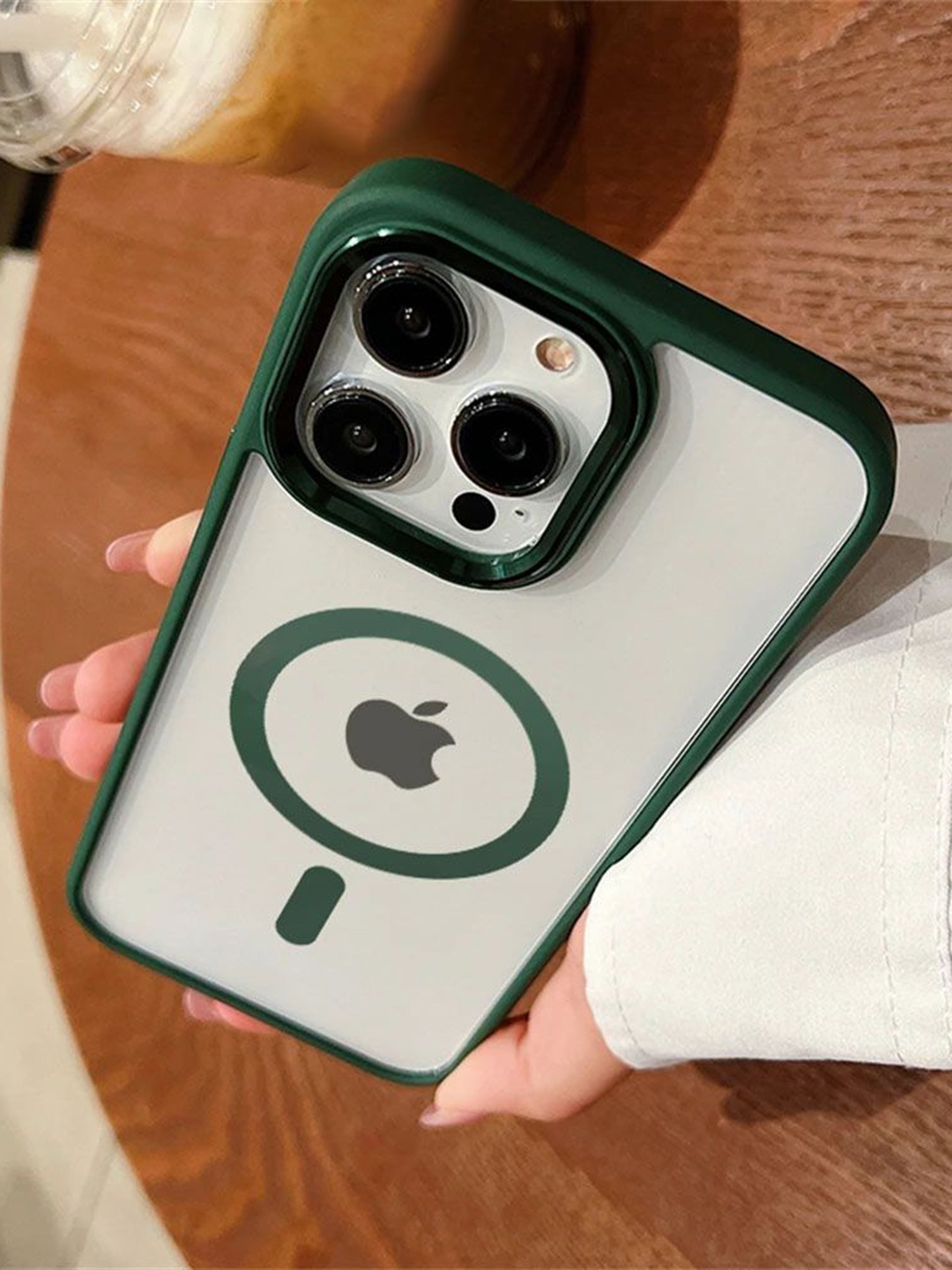 Luxury Kase Solid LK096 Mag-Safe Magnetic Lens Protector iPhone 13 Pro Max Back Case, Green
Luxury Kase Solid LK096 Mag-Safe Magnetic Lens Protector iPhone 13 Pro Max Back Case, Green