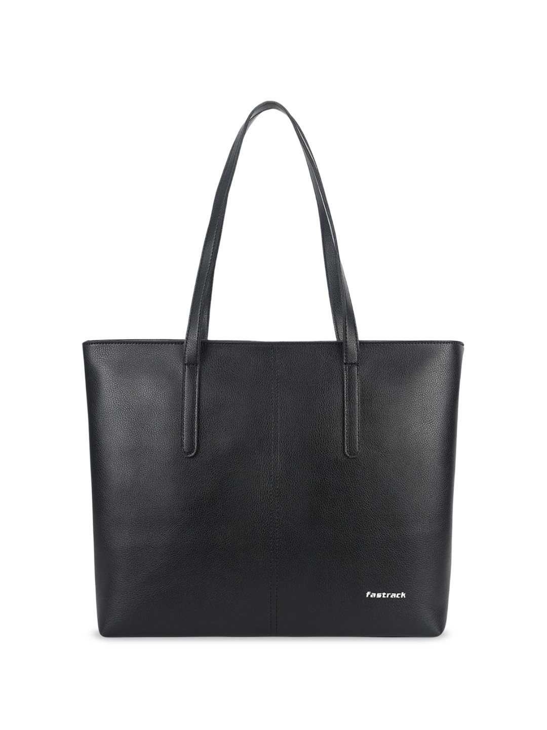 Fastrack PU Oversized Structured Tote Bag with Tasselled, Black 
Fastrack PU Oversized Structured Tote Bag with Tasselled, Black