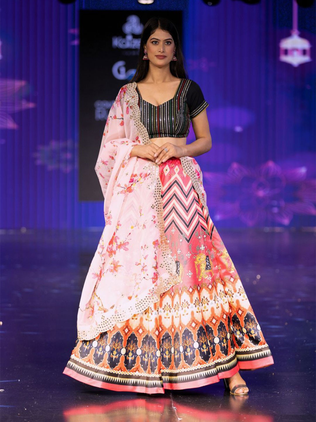 Kaizen TEXO FAB Embroidered Semi-Stitched Lehenga & Unstitched Blouse With Dupatta, Pink
Kaizen TEXO FAB Embroidered Semi-Stitched Lehenga & Unstitched Blouse With Dupatta, Pink