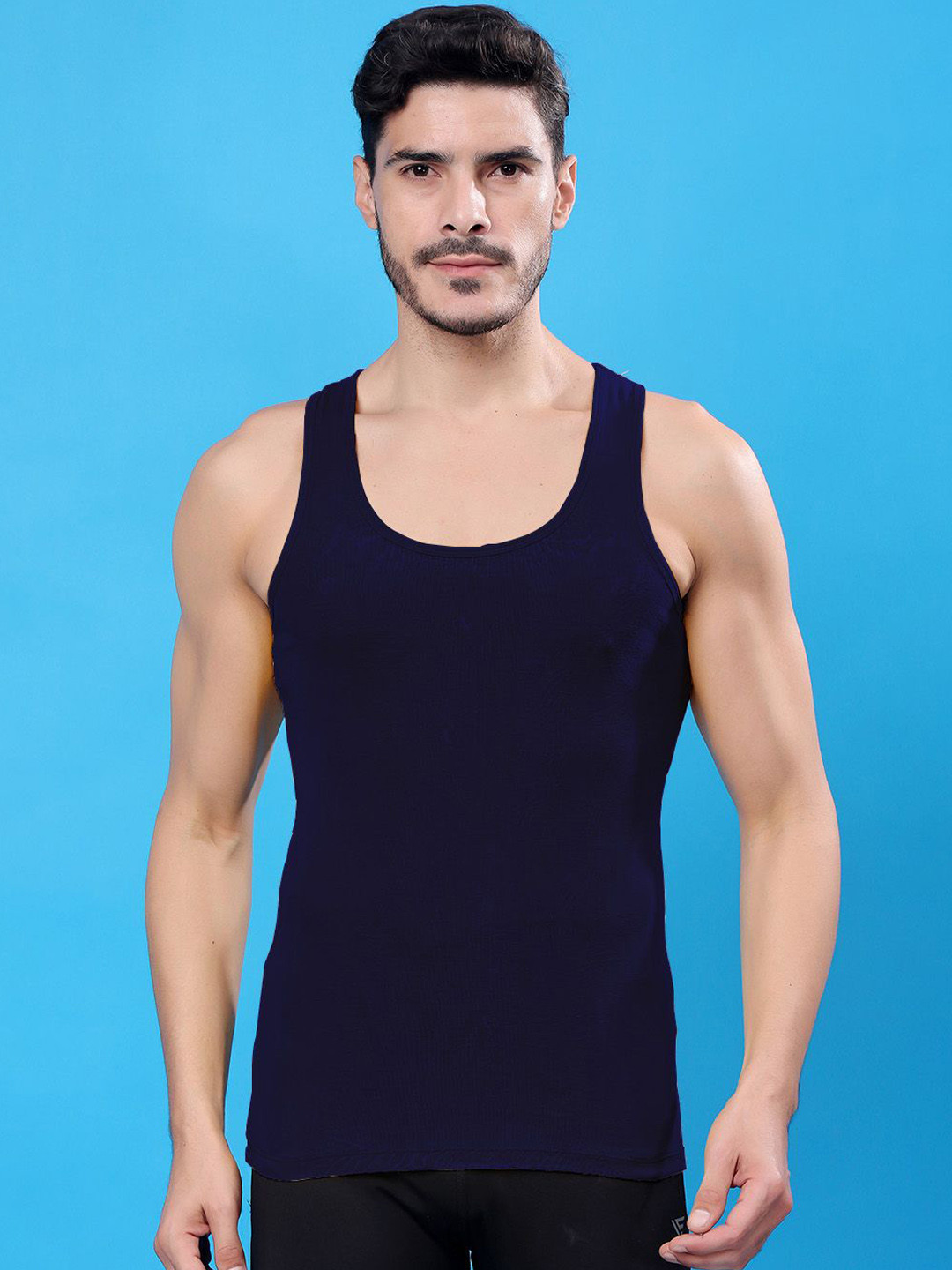 FBAR Men Bio-Wash Pure Cotton Innerwear Vest 160125FBR-05, Navy blue
FBAR Men Bio-Wash Pure Cotton Innerwear Vest 160125FBR-05, Navy blue