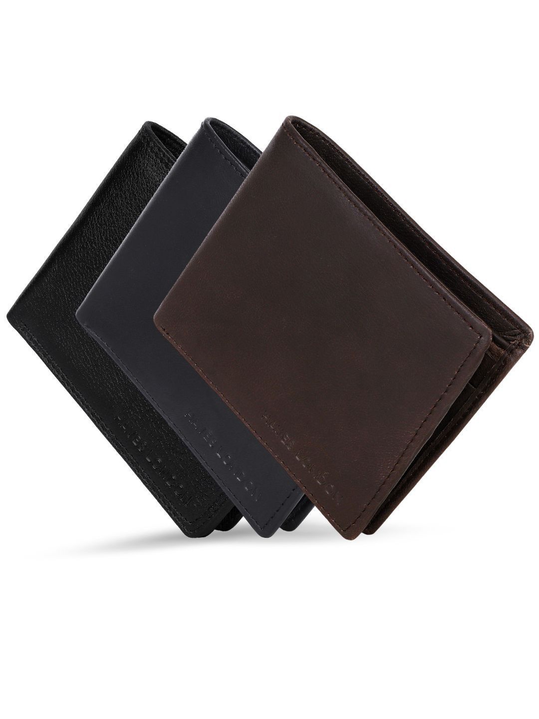 Hayes London Men Wallets Pack of 3 Genuine Leather with RFID Blocking Combo, Black
Hayes London Men Wallets Pack of 3 Genuine Leather with RFID Blocking Combo, Black