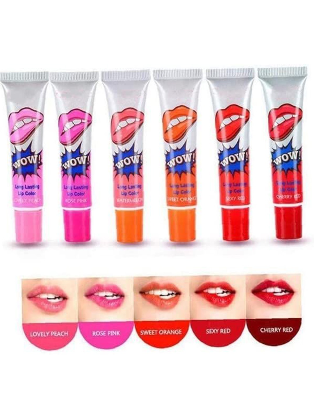 VBA Set Of 6 Tatto Peel Waterproof Lipstick- 6 ml Each-Lovely Peach- Rose Pink- Sweet Pink
VBA Set Of 6 Tatto Peel Waterproof Lipstick- 6 ml Each-Lovely Peach- Rose Pink- Sweet Pink