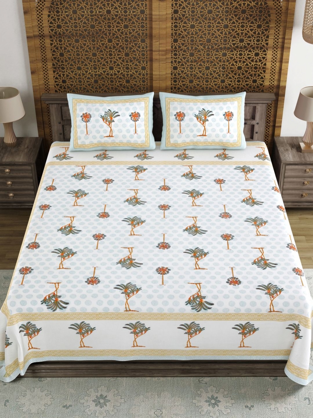 Myntra Elegant Homes Grey Floral Printed 210 TC Cotton King Bedsheet Set 5.84 m x 5.84 m
Myntra Elegant Homes Grey Floral Printed 210 TC Cotton King Bedsheet Set 5.84 m x 5.84 m